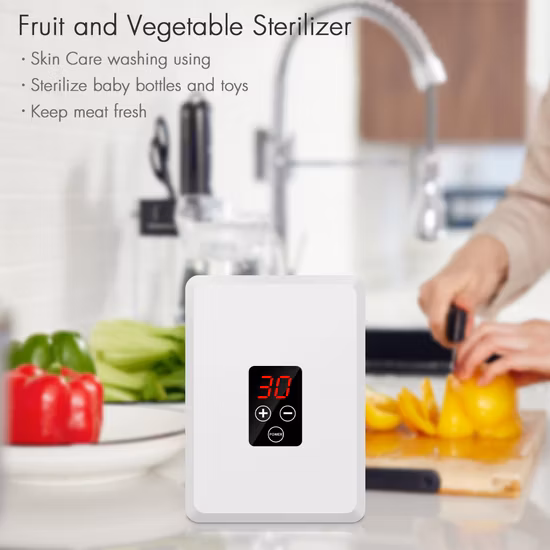 Depuratori vegetali a parete, Depuratori d'acqua con ozono, Generatore di ozono, Elettrodomestici, Frutta e verdura, Sterilizzatori d'acqua con ozono pulito